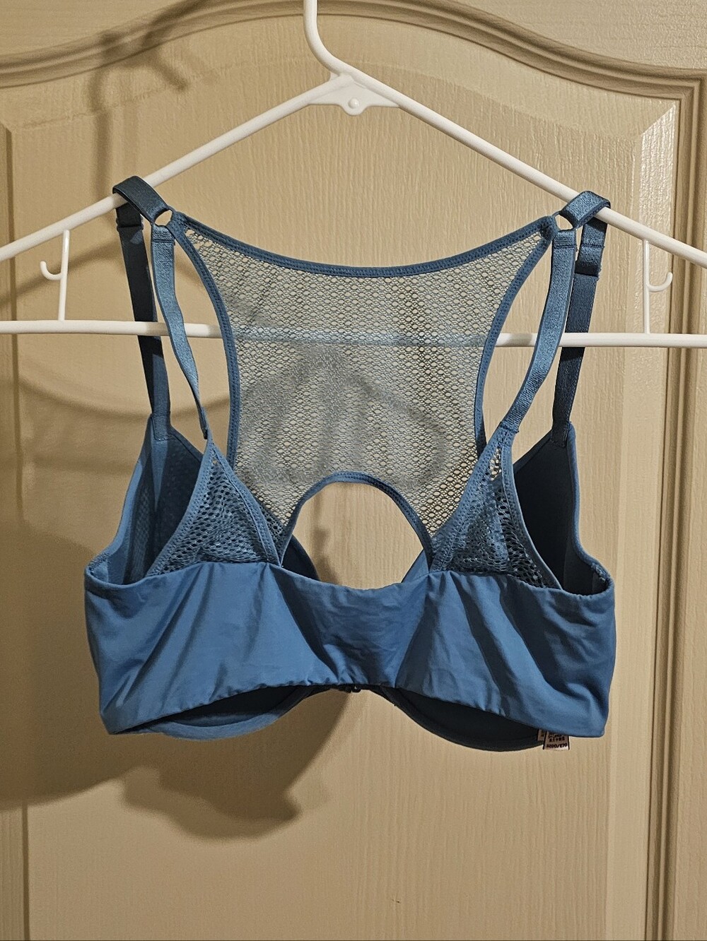 Victoria's Secret T Shirt Lightly Lined Demi Bra 32DD Blue